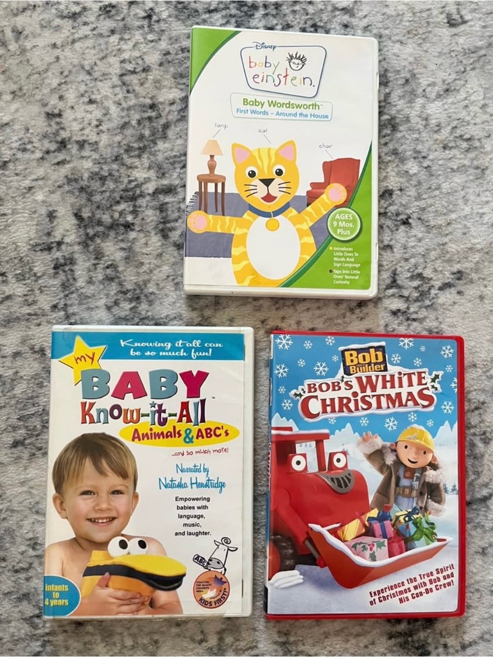 Baby Einstein: Baby Wordsworth DVD — Yellow Cat Cover